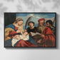 Mary and Child with Saints Stephen, Jerome and Maurice, c. 1510 - Floater Framed Canvas Print