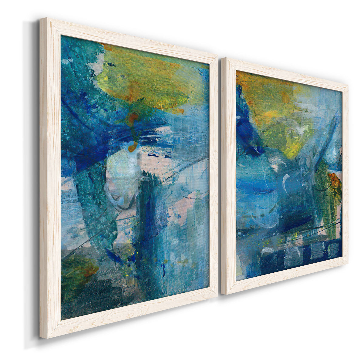 Spring Winds V - Barnwood Framed Canvas Set