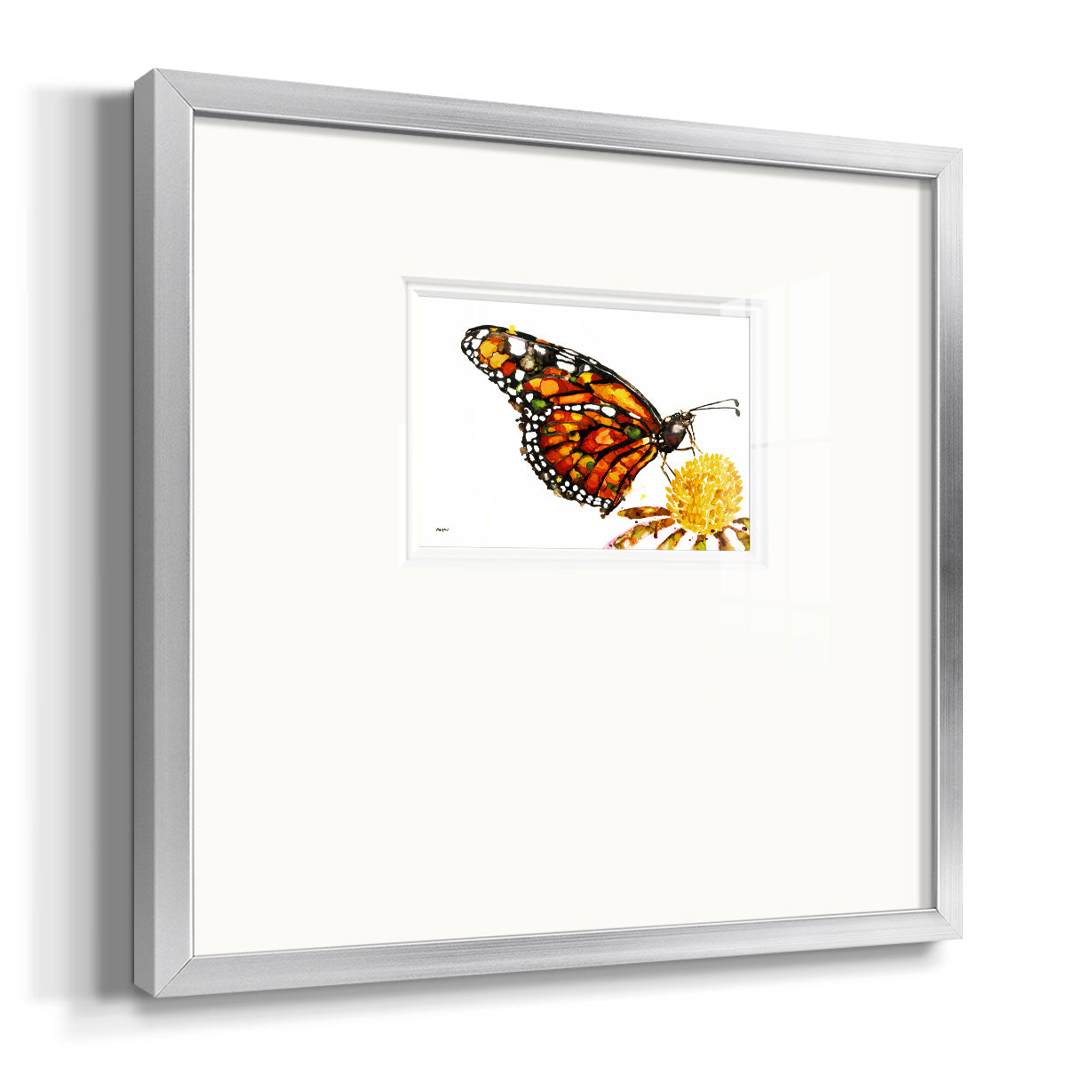 Wings I Premium Framed Print Double Matboard