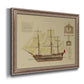 Antique Ship Plan VIII Premium Framed Canvas- Ready to Hang