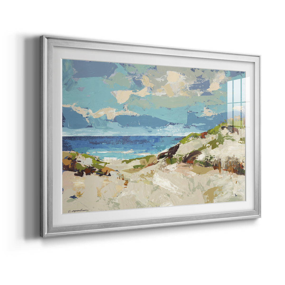 Dunes I Premium Framed Print - Ready to Hang