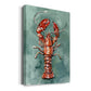 Aquatic Lobster II Premium Gallery Wrapped Canvas - Ready to Hang