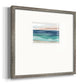 Shifting Seas Premium Framed Print Double Matboard