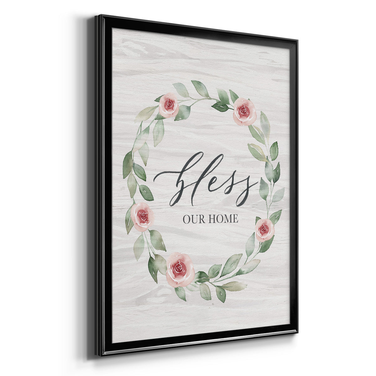 Bless Our Home - Modern Framed Canvas Print