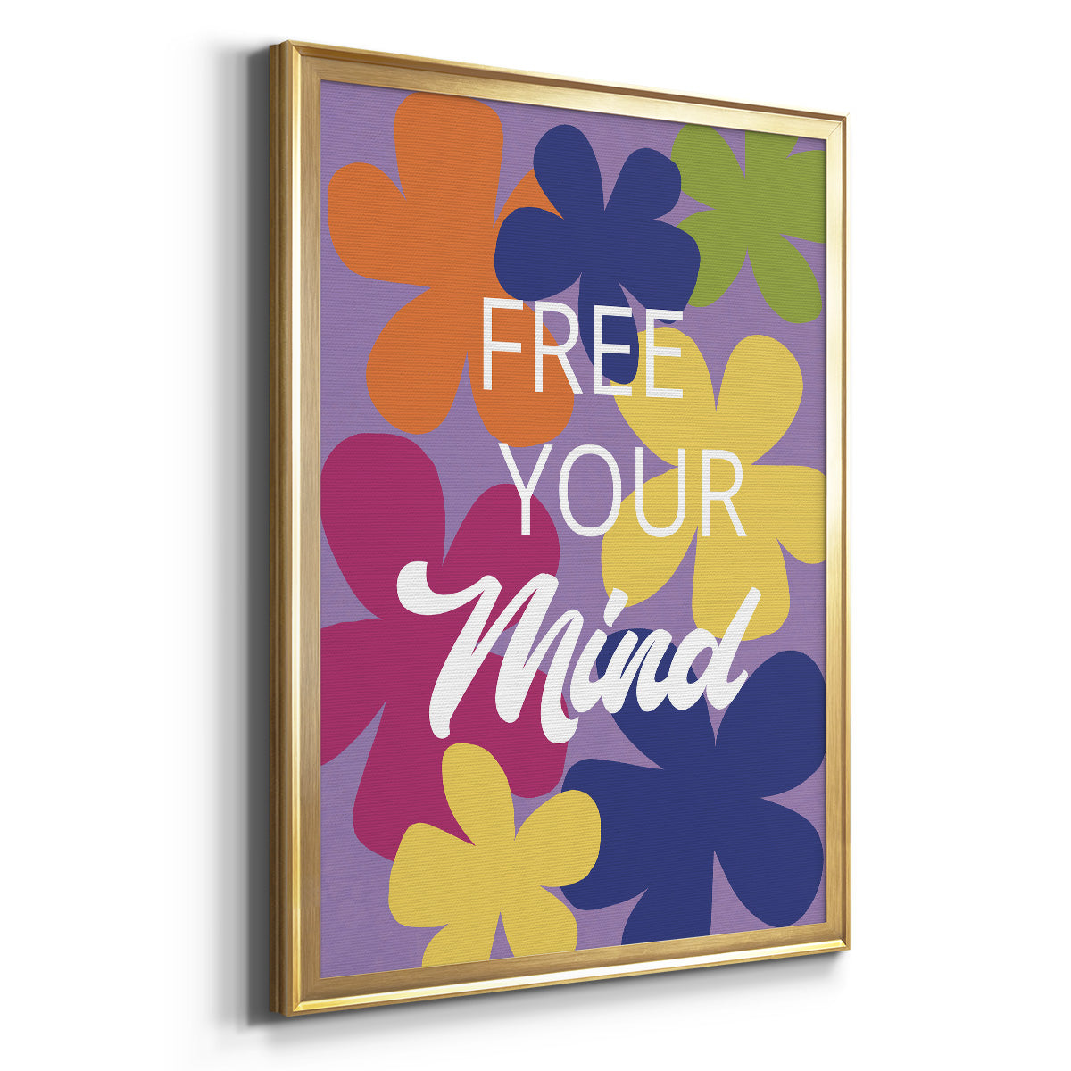 Free Your Mind - Modern Framed Canvas Print
