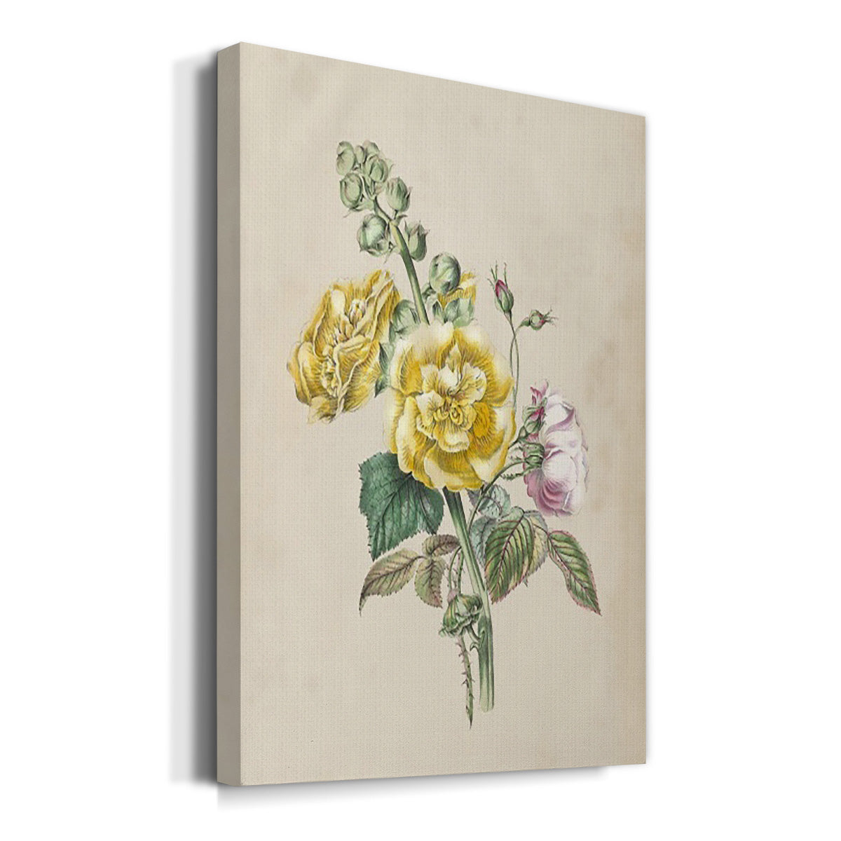 Antique Garden Bouquet II Premium Gallery Wrapped Canvas - Ready to Hang