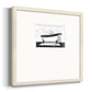 Modern Bath II Premium Framed Print Double Matboard