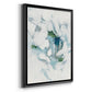 Ice Cavern III - Modern Framed Canvas Print