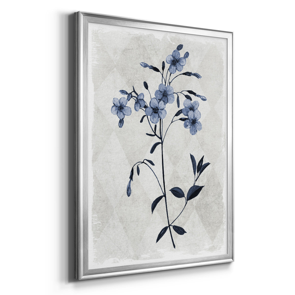 Harlequin Botanical III - Modern Framed Canvas Print
