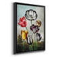 Temple of Flora VI - Modern Framed Canvas Print