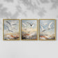 Sea and Shore Series CII - Restickable Framed Art Set