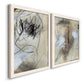 Masked Notes VII - Premium Framed Canvas 2 Piece Set - Ready to Hang