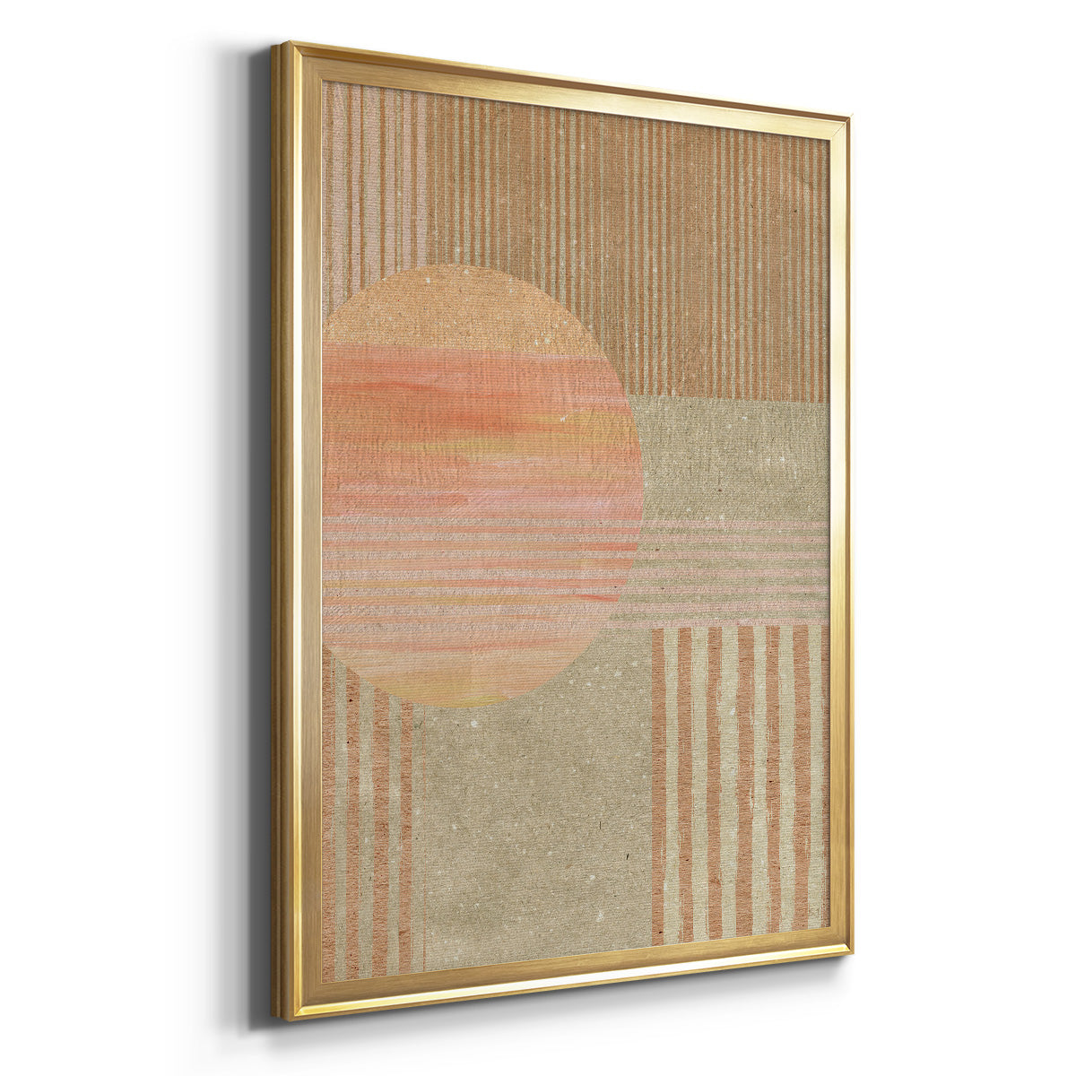 Adobe Sunrise I - Modern Framed Canvas Print