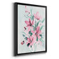 Posy Blooms I - Modern Framed Canvas Print