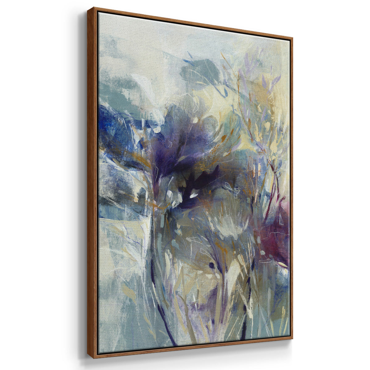 Meadow Saffron I - Framed Premium Gallery Wrapped Canvas L Frame - Ready to Hang