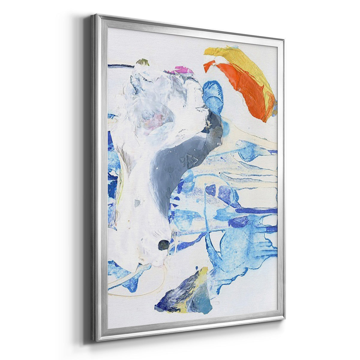 Evidence II - Modern Framed Canvas Print