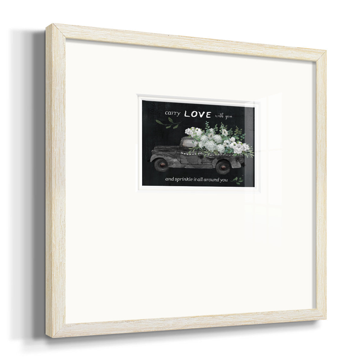 Carry Love Premium Framed Print Double Matboard