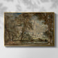 Salisbury Cathedral from the Bishop's Grounds, c. 1822-1823 - Floater Framed Canvas Print