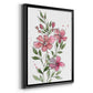 Watercolor Floral Stems I - Modern Framed Canvas Print