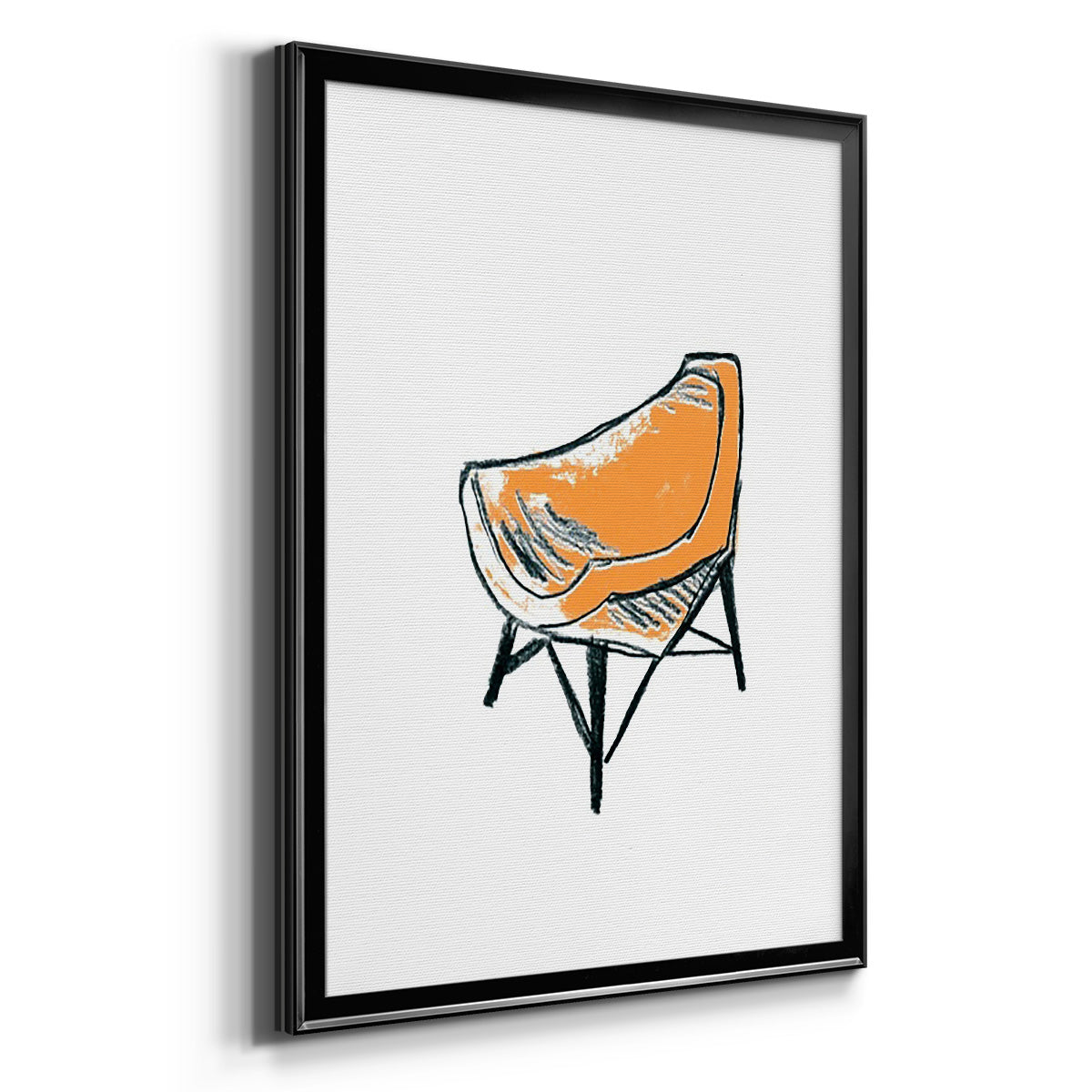 Take a Seat XII - Modern Framed Canvas Print