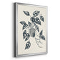 Growing Leaves I - Modern Framed Canvas Print