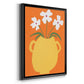 Modern Blooms II - Modern Framed Canvas Print
