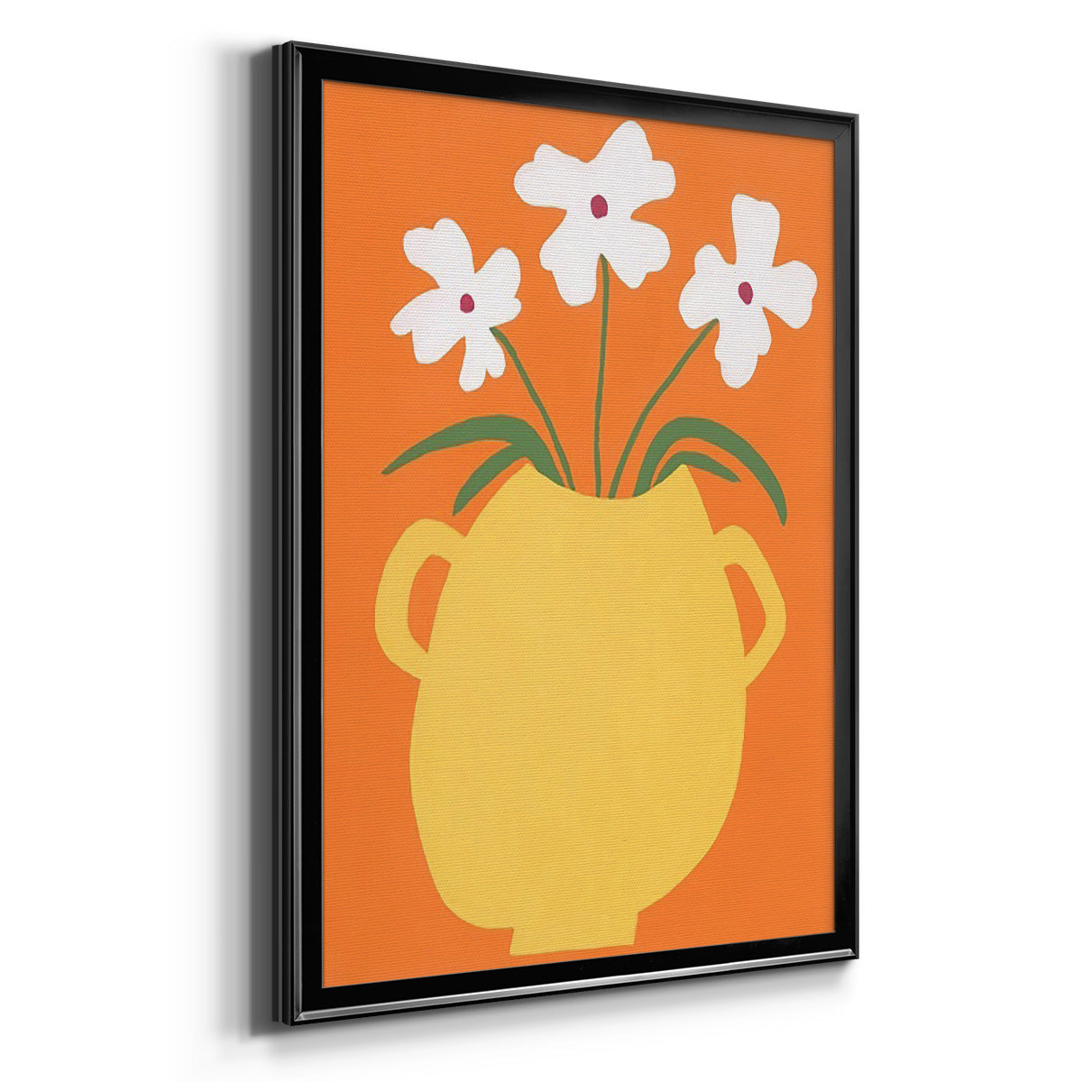 Modern Blooms II - Modern Framed Canvas Print