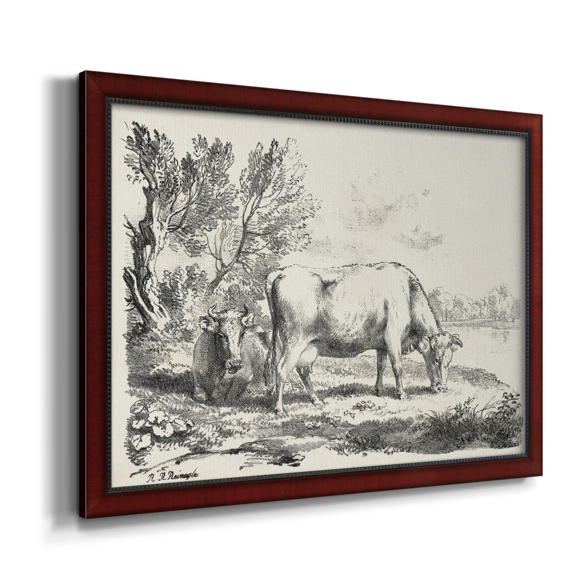 Rural Charms III Premium Framed Canvas- Ready to Hang