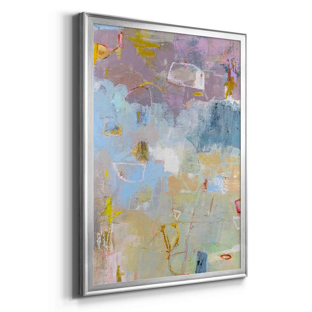 Whilst I - Modern Framed Canvas Print