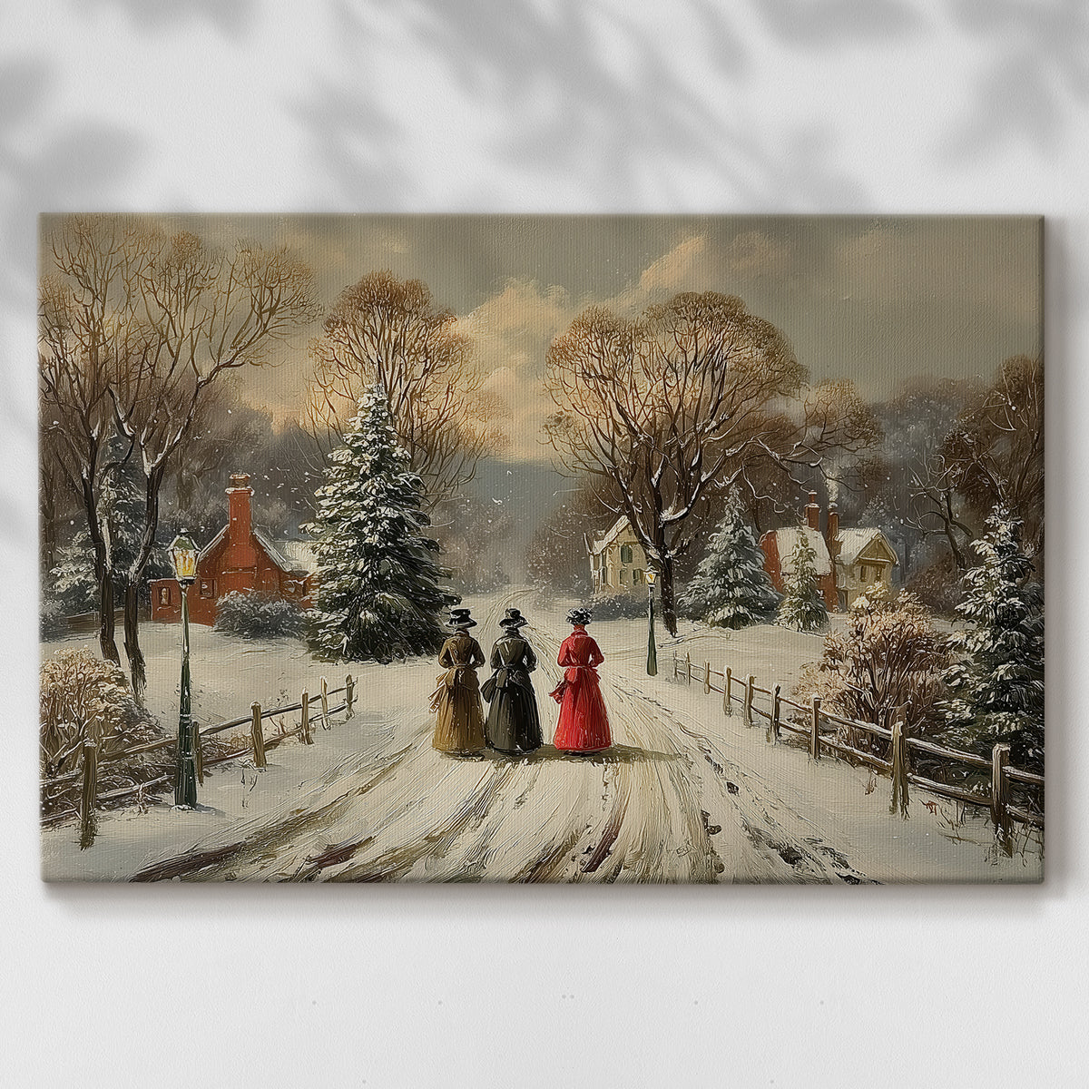 Candlelit Promise - Canvas Art Print