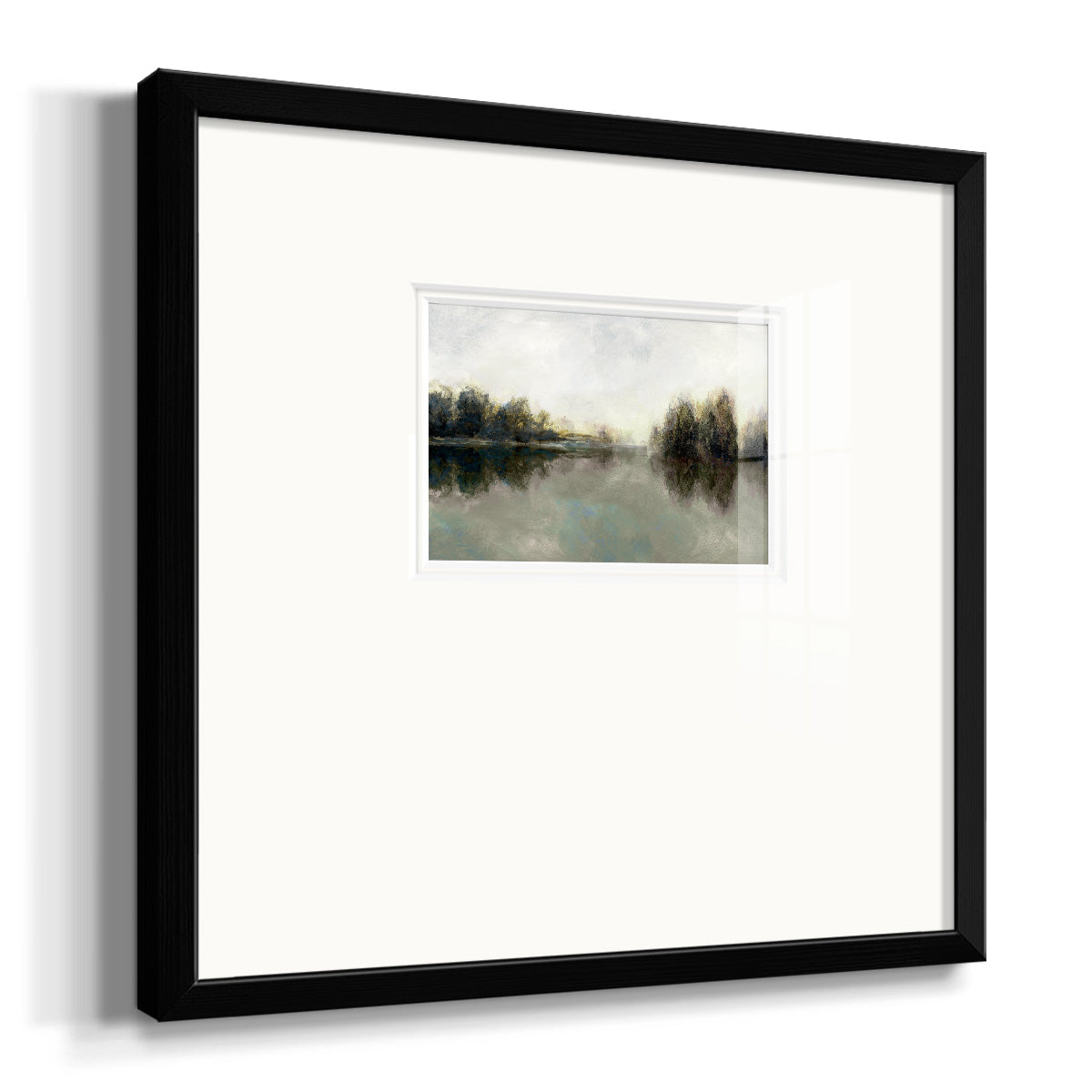 Rainy Sunset Premium Framed Print Double Matboard