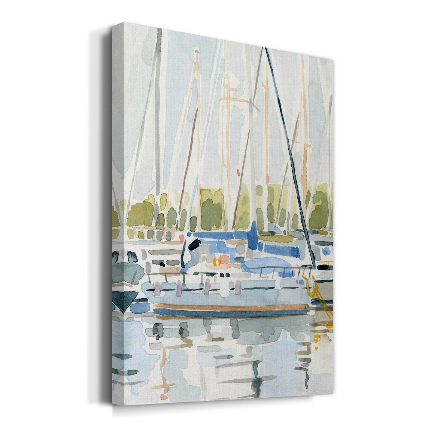 By the Bay II Premium Gallery Wrapped Canvas - Ready to Hang