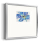 Fleur Bleue II Premium Framed Print Double Matboard