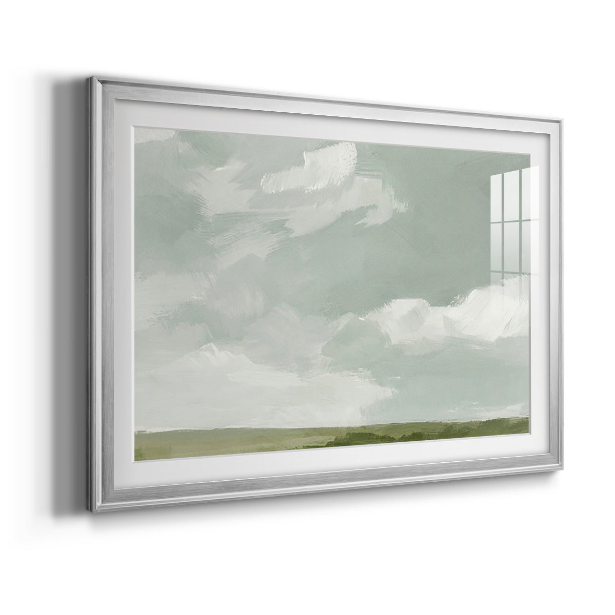 Gray Stone Sky II - Modern Framed Art Print