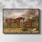 Portrait of Reformer, Blucher, Tory and Crib, Property of Rowland Alston, Esq., M.P., 1835 - Floater Framed Canvas Print