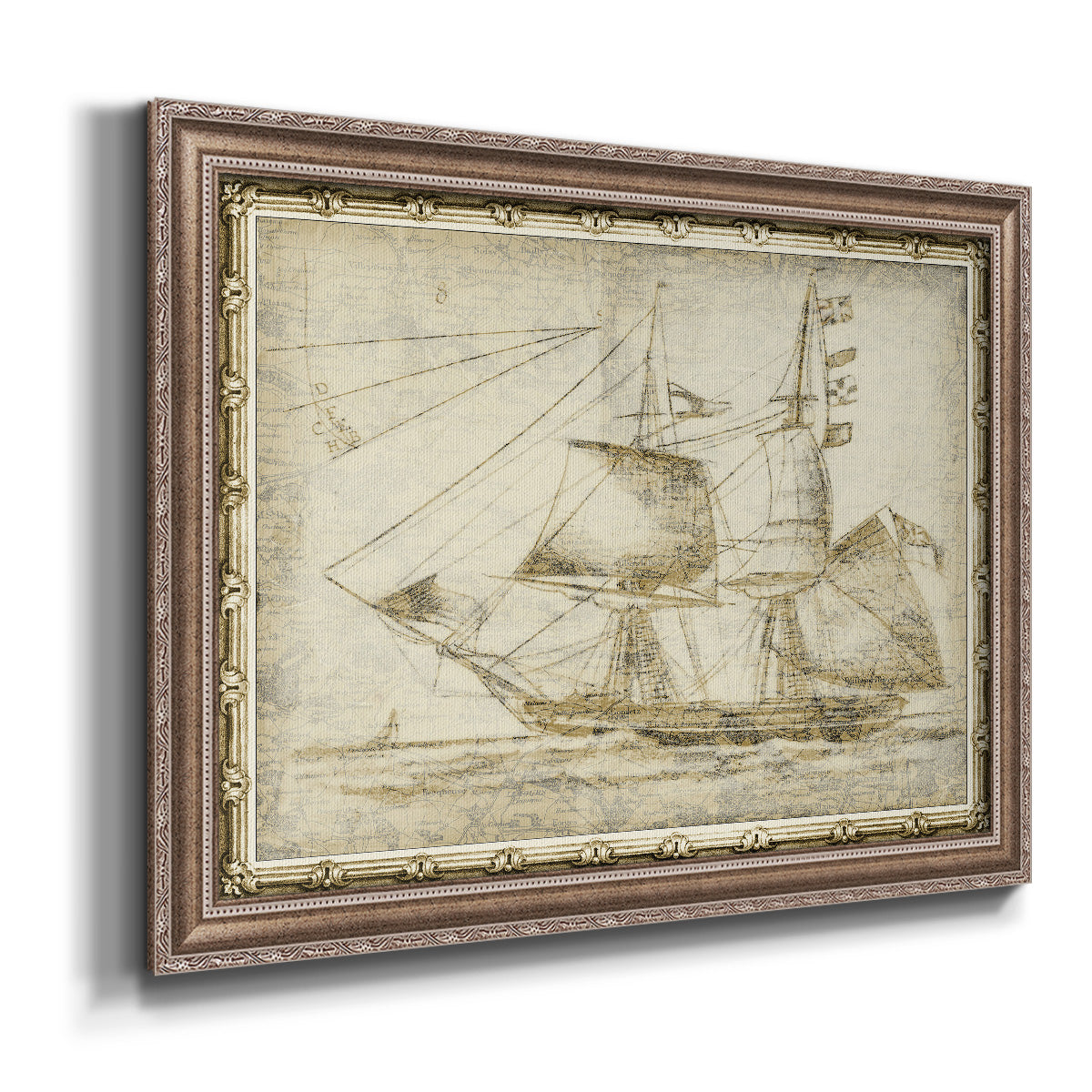 Ghost Ship II Premium Framed Canvas- Ready to Hang