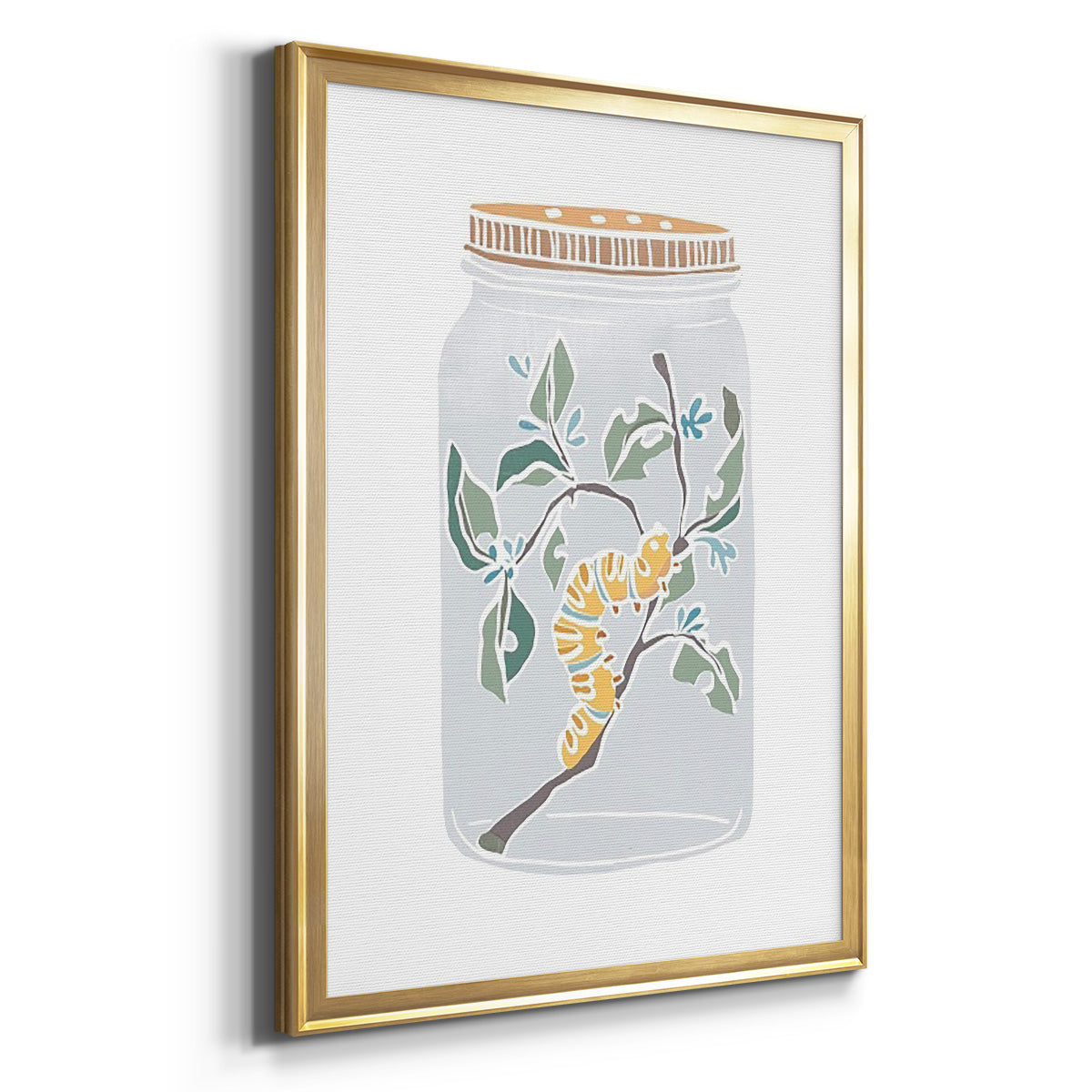 Nature Jar IV - Modern Framed Canvas Print