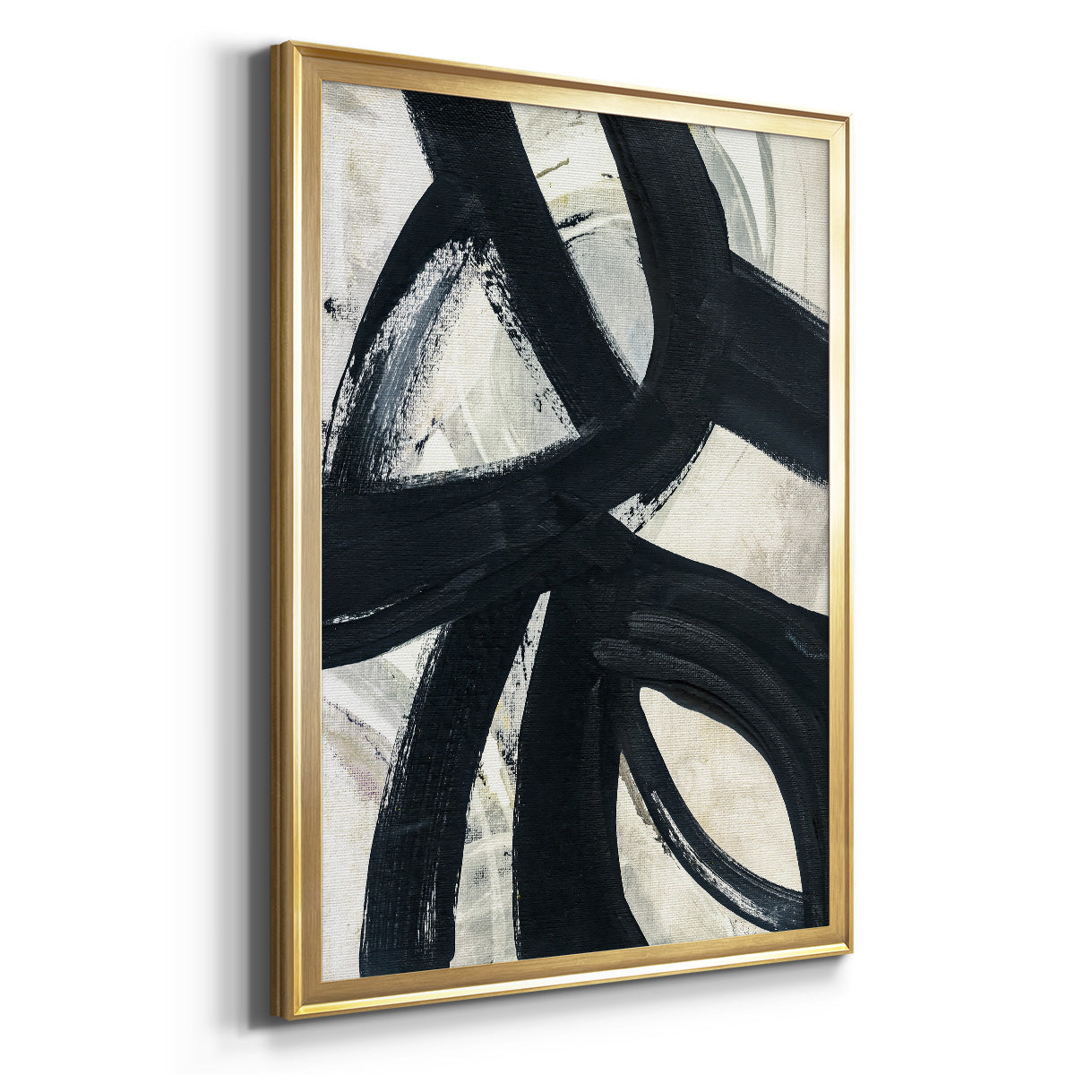 A Day in Brooklyn - Modern Framed Canvas Print
