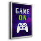 It's Game On II - Modern Framed Canvas Print