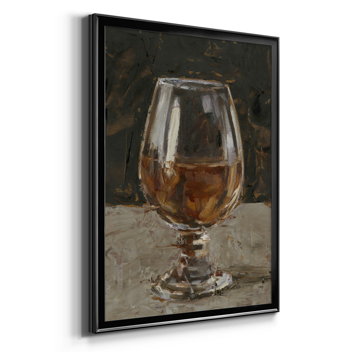 The Hard Stuff III - Modern Framed Canvas Print