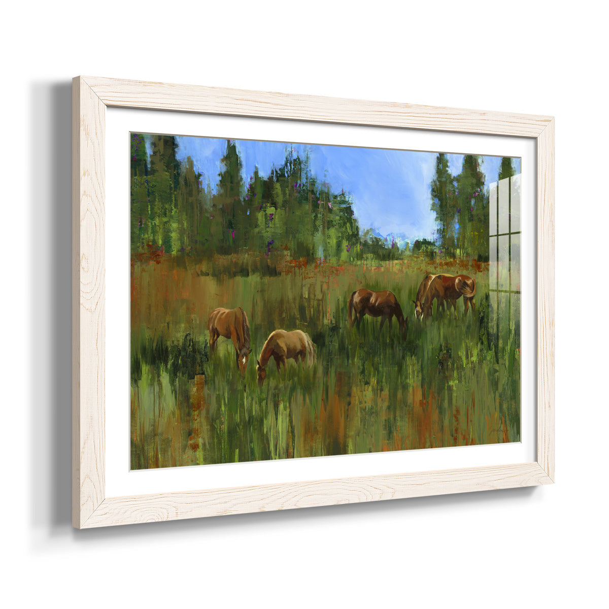 The Grass Is Always Greener - Barnwood Framed Art Print