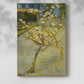 Canvas art print of a bright nature composition with delicate blossoms and soft color with a soft shadow on a white background.
