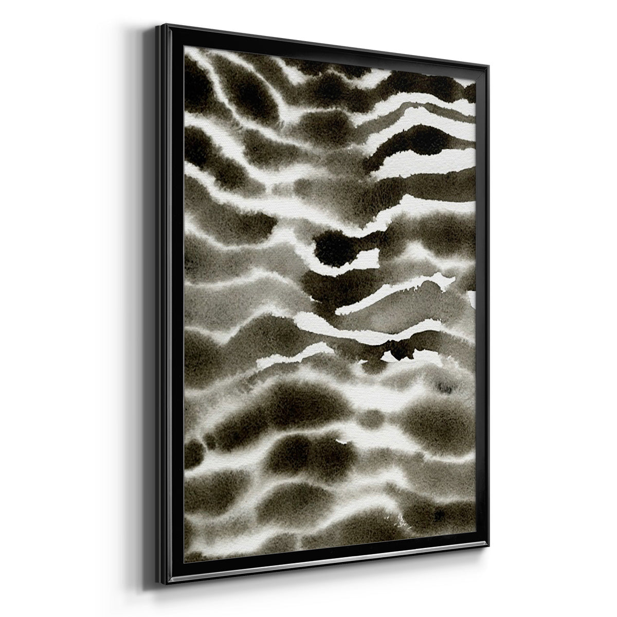 Jungle Stripe II - Modern Framed Canvas Print