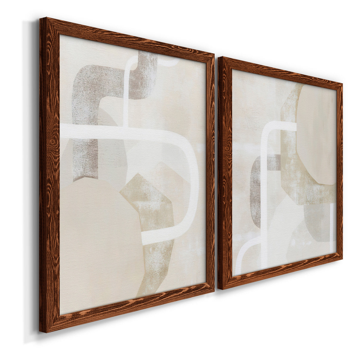 Quiet Affection I - Premium Framed Canvas 2 Piece Set - Ready to Hang