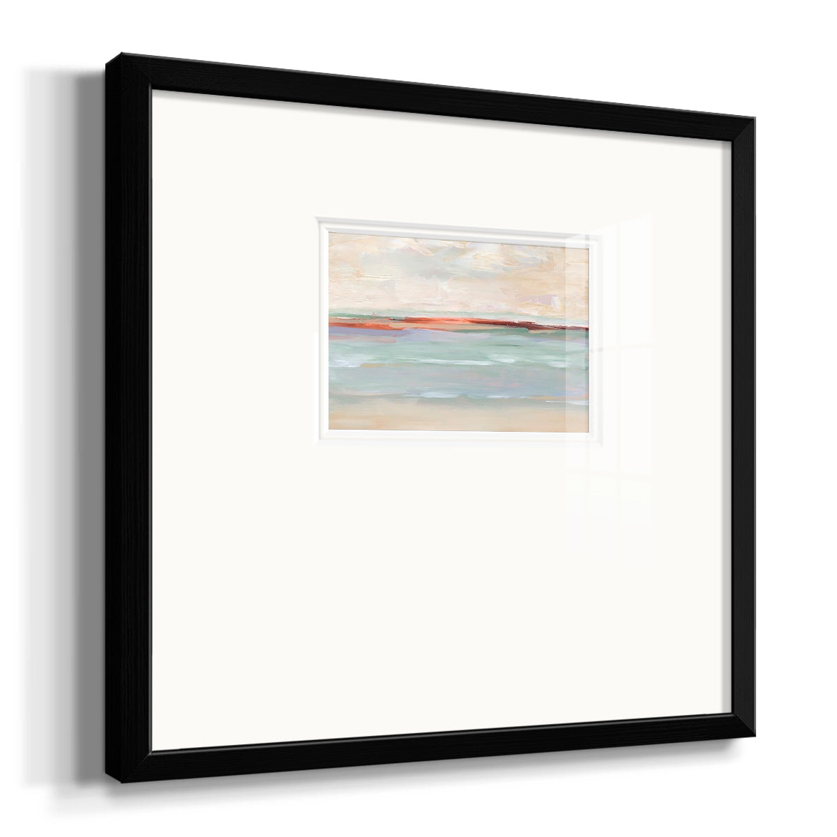 Sienna Horizon I Premium Framed Print Double Matboard