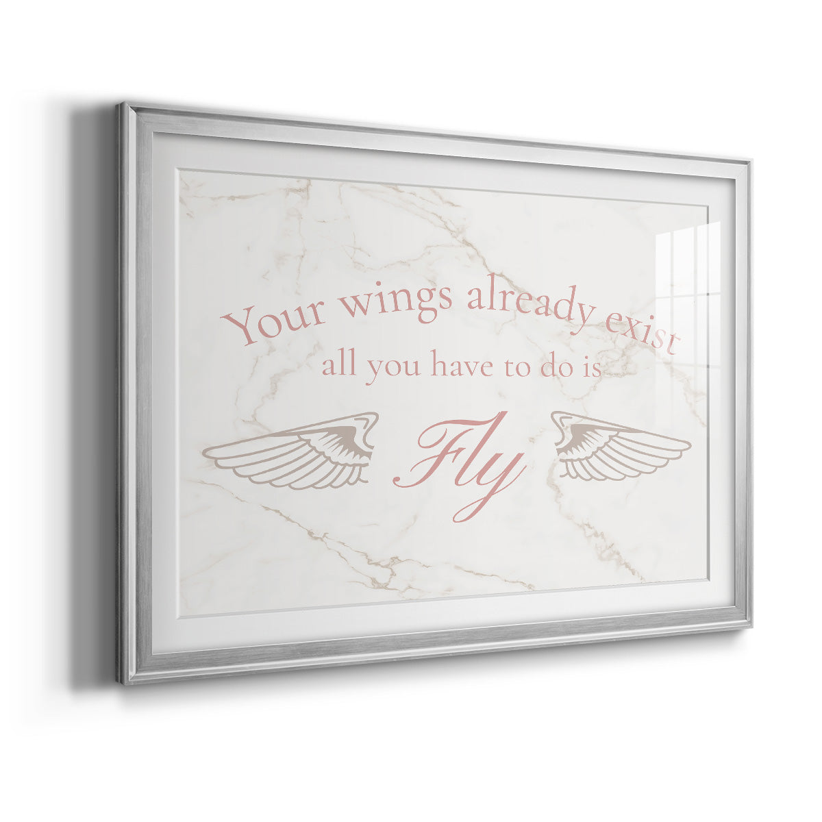 Wings Exist Premium Framed Print - Ready to Hang