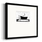 Modern Bath I Premium Framed Print Double Matboard