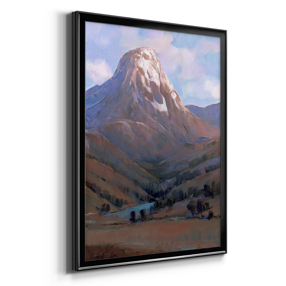 Epic I - Modern Framed Canvas Print