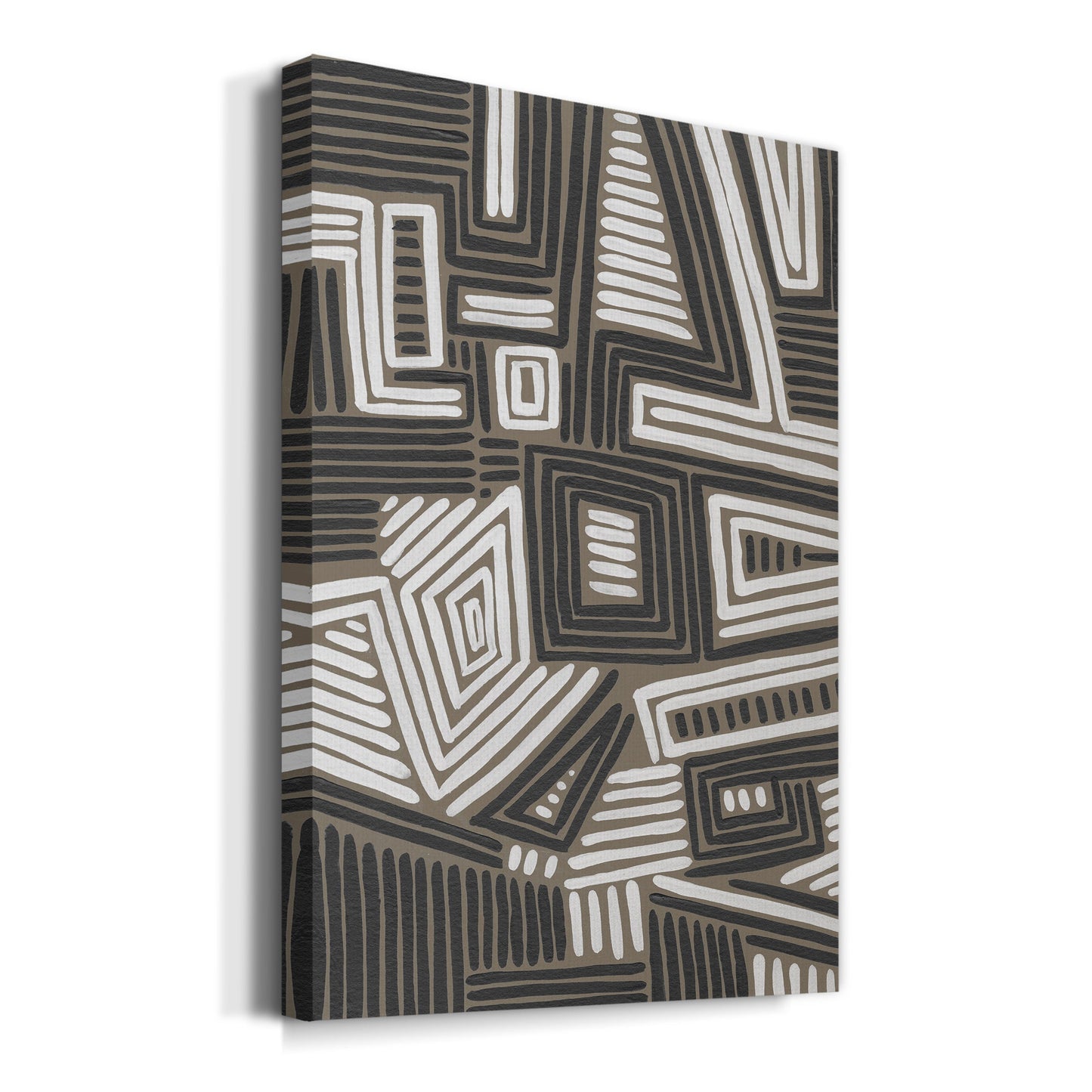 Abstract Maze II Premium Gallery Wrapped Canvas - Ready to Hang