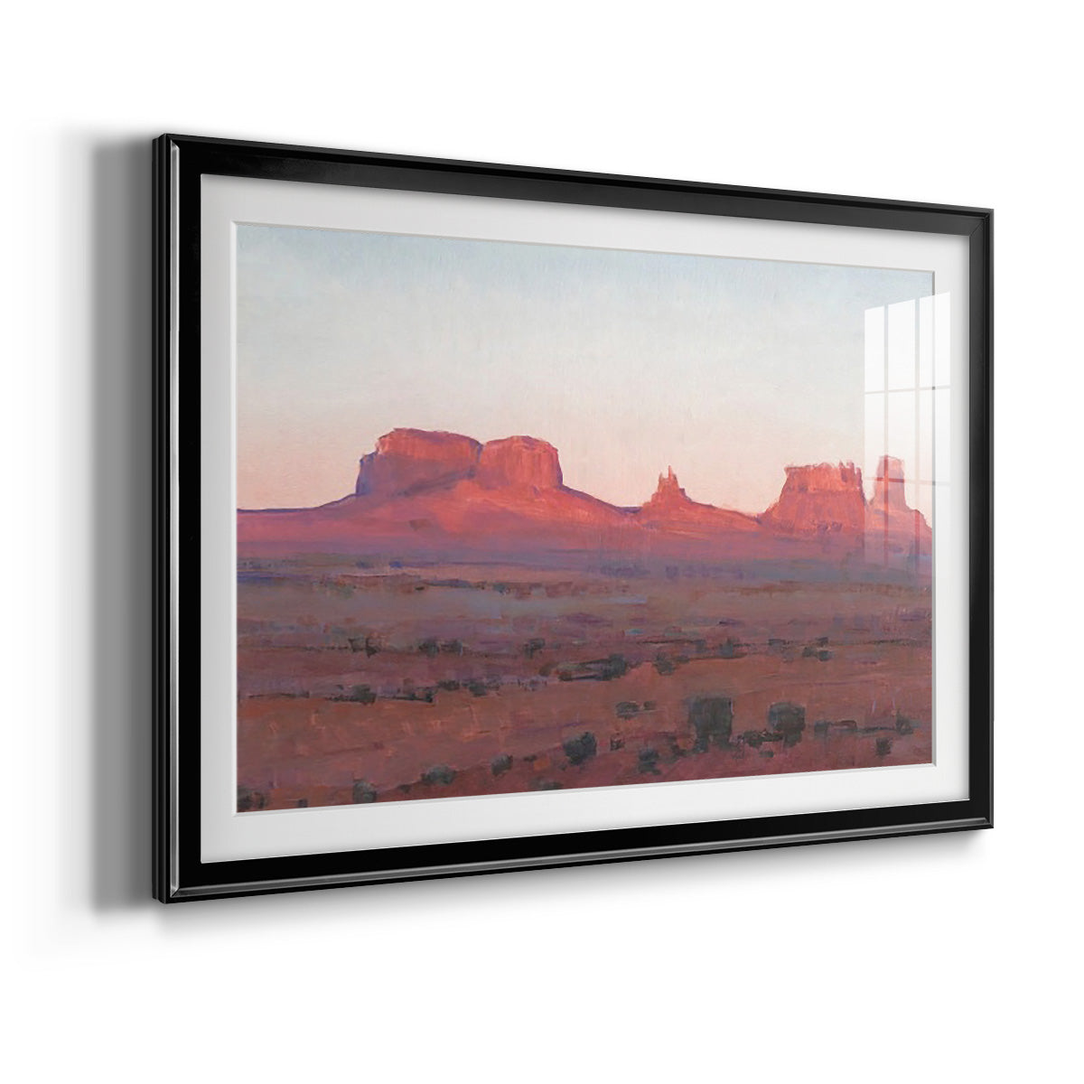 Red Rocks at Dusk II - Modern Framed Art Print